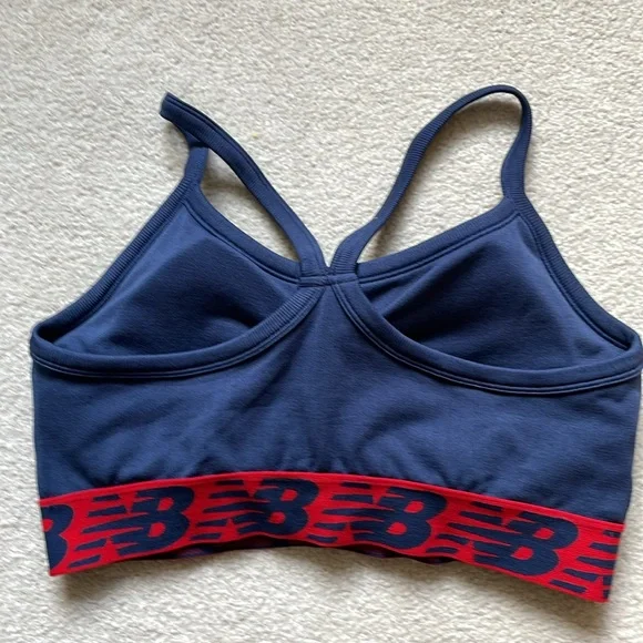New Balance Women's Navy and Red Sports Bra Set - Picture 6 of 6